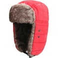 thumbnail image 4 of Connectyle Men's Trooper Trapper Hat Warm Winter Hats with Removable Face Mask Earflaps Faux Fur Hunting Outdoor Hat, 4 of 11