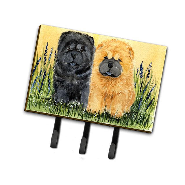 ""Caroline'S Treasures Ss7006Th68 Chow Chow Soporte Para Correa O Gancho Para Llaves Grande Multicolor""