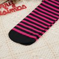 thumbnail image 6 of JUNWELL Girls Stripe Footed Tights High Waist Cable Knit Cotton Pantyhose Leggings Winter Warm Seamless Stockings for Cosplay White Black 6-14 Years, 6 of 7