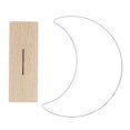 thumbnail image 1 of Espejo de maquillaje acrílico Irregular Yuyangstore Espejo para maquillarse Base de madera, 1 of 7