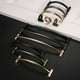 thumbnail image 4 of Manija de oro brillante / negro / gris Pulsera de aleación sólida de estilo simple Estilo simple Holón simple 96/128 / 192mm con puerta de gabinete de tornillo Puerta de cajón, 4 of 7