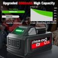 thumbnail image 3 of Batería JUNWOOD de repuesto para Milwaukee M18 18 V 8.0 Ah, paquete de 2, 3 of 7