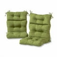 thumbnail image 2 of greendale Home Fashions Coussin de Chaise Extérieur 44 x 22 Pouces Dossier Haut, Ensemble de 2, Genévrier 2 Unités, 2 of 4