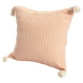 thumbnail image 6 of Ox Bay Brinley Orange Striped Ultra-Soft Turkish Cotton Adult Decorative Throw Pillow, 6 of 9
