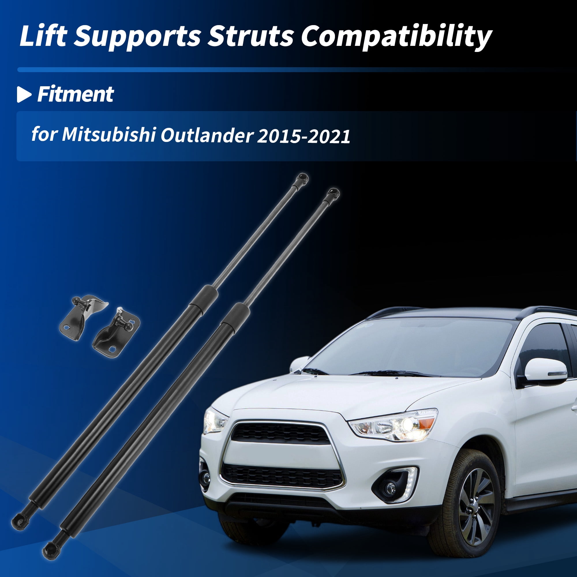 Unique Bargains 2Pcs Tailgate Lift Supports Struts for Mitsubishi Outlander 2015-2021