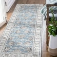 thumbnail image 5 of RUGKING Print Runner Rug 3'x8' Rugs Bedroom Vintage Rug Runners Floral Area Rug Blue Rug for Bedroom, 5 of 7