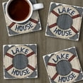 thumbnail image 5 of Thirstystone "Lake House Preserver" 4-Pack Tumbled Tile Coasters, 5 of 7
