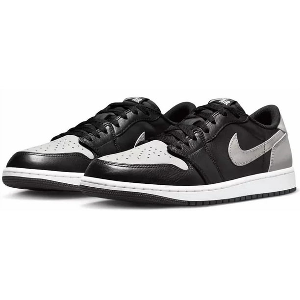 NEW A i r-Jor-dan 1 Retro Low OG Men's Size 13 Black/Medium Grey-White CZ0790-003
