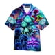 thumbnail image 4 of Camisa de manga corta con cuello abatible y botones para hombre, personalizada, de verano, con estampado 3D de setas de colores, para vacaciones, playa, 2024, 4 of 5