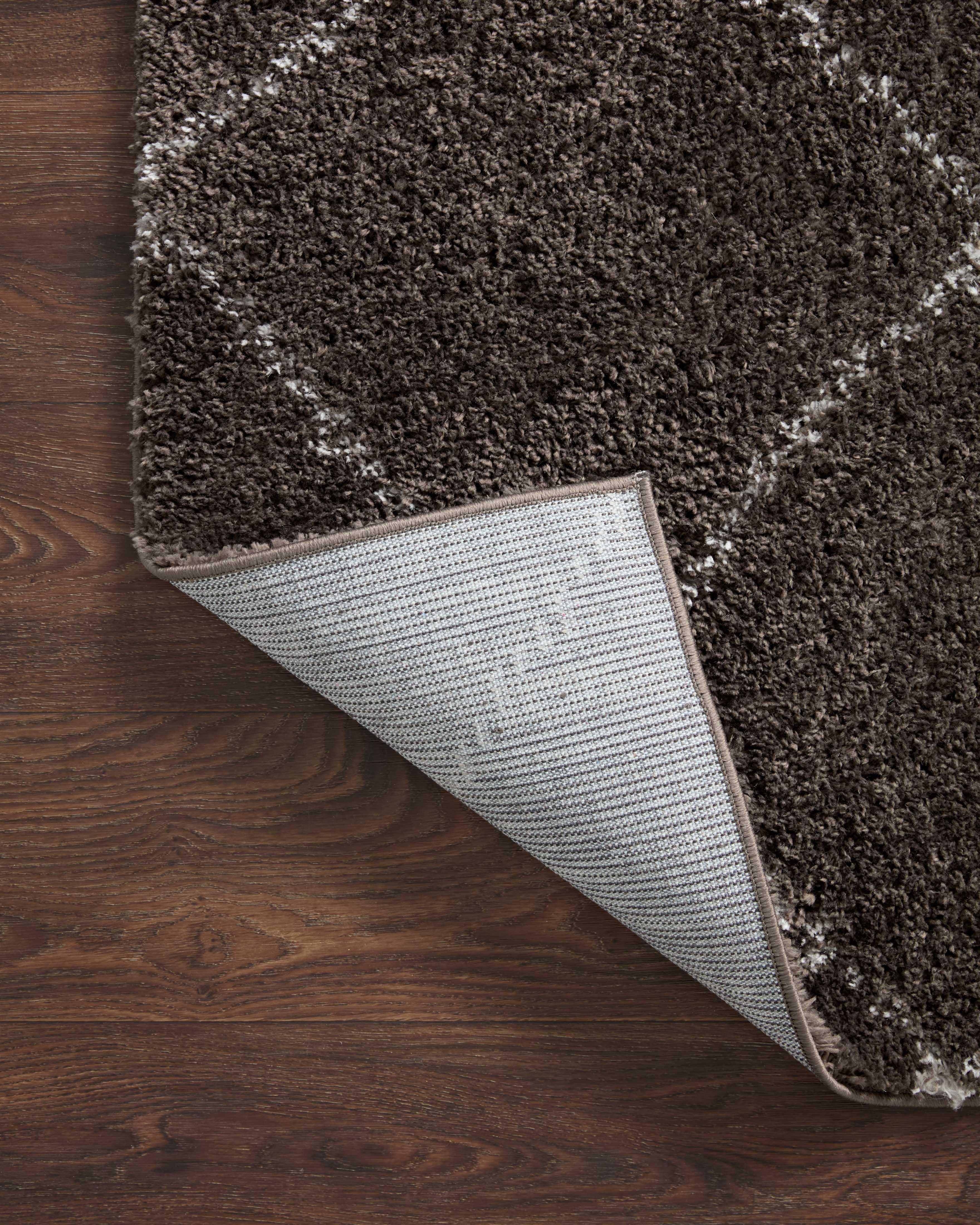 Loloi Bliss Shag Bark / Grey 3'11" X 6' Area Rug