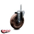 thumbnail image 2 of 5 Inch High Temp Glass Filled Nylon Wheel Swivel 3/4 Inch Threaded Stem Caster, 2 of 2