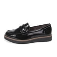 thumbnail image 4 of Dazzher Women's Classic Penny Loafers Round Toe Platform Slip On Shoes for Casual Daily Wear, 4 of 7