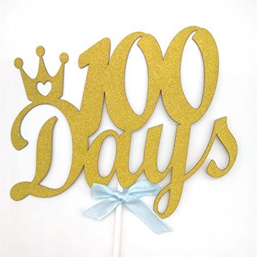100 days cake topper