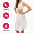 thumbnail image 4 of Rosette Girls Half Slip - Cling Free - Nylon Material (White, 12-14), 4 of 6