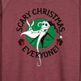 thumbnail image 3 of The Nightmare Before Christmas - Scary Christmas Everyone - Women's Lightweight French Terry Long Sleeve Shirt, 3 of 5