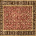 thumbnail image 1 of Ahgly Company Indoor Square Persian Brown Traditional Area Rugs, 8' Square, 1 of 4