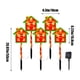thumbnail image 3 of Luces navideñas solares para exteriores | Decoración navideña con forma de árbol de Navidad clásico y luz LED cálida | Encendido y apagado automático con energía solar, 3 of 9