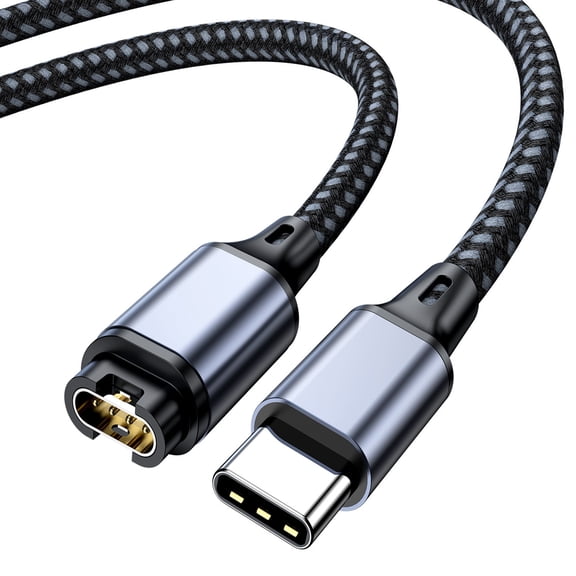 LOTYSKL Compatible for Garmin Watch Charger Cable, USB C Charger Cable | for Fenix, Forerunner, Vivoactive, Instinct, Venu, Tactix, Approach, D2, Quatix Series, Charging Cord Cable- 4FT