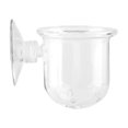 thumbnail image 1 of Petite tasse d'alimentation en verre cristal pour plantes et vers rouges pour aquarium (S), 1 of 4