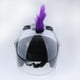 thumbnail image 3 of Accesorio para casco, disfraz, postizo con adhesivo para motociclismo, ciclismo, Púrpura, 3 of 9