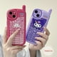thumbnail image 2 of Funda De Dibujos Animados Linda Melodía Coolommy Compatible Para iPhone 11 7 8 Plus XR 14 13 12 Pro MAX X XS Retro Personalidad Celular Forma De Teléfono Cubierta Suave, 2 of 3