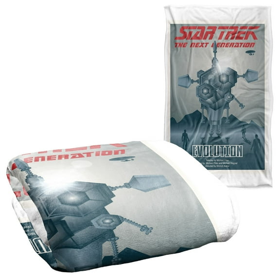Star Trek The Next Generation Season 3 Episode 1 Silky Touch Super Soft Throw Blanket 36" x 58"