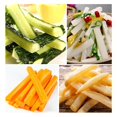 thumbnail image 3 of Matsuzay Cortador de patatas corta fácilmente patatas en rodajas finas, cuchilla extraíble, cortador de patatas fritas fácil Cocina y Comedor, 3 of 5