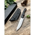 thumbnail image 6 of Sheathed Camping Knife, Low Temperature D2 Blade Steel and Durable G10 Handle, Outdoor Knife for Wilderness Adventure, Camping and Survival, 6 of 10