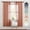 Burnt Orange, variant on Flax Linen Sheer Curtains for Patio Sliding Door, Grommet Semi Sheer Linen Blend Curtains Privacy Drapes with Light Filter for Villa/Cottage, W70 x L84, Purple Brown, 1 Pair