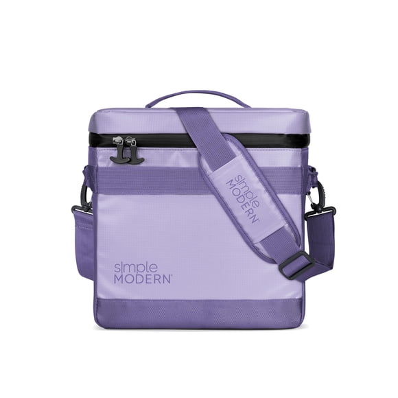 Simple Modern Glacière de Jour pour 12 Canettes / Sac Glacière Souple Coffre à Glace Isolé avec Sangle de Transport et Poignée / Boîte à Lunch pour Voyage, Camping, Travail