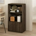 thumbnail image 3 of Pemberly Row Kitchen Storage Shelf with Cabinet in Columbia Walnut, 3 of 6