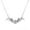 Silver, variant on Gothic Bat Necklace for Women Men Flying Black Bat Pendant Choker, Punk Cool Vampire Halloween Jewelry, Metal Chain Necklace for Goth Party Accessory One Size