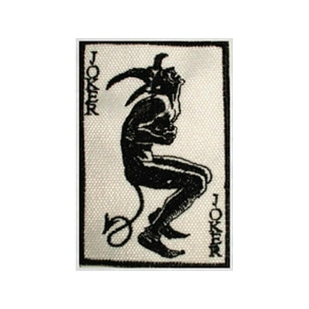 Joker Card 3 54 Embroidered Iron Sew On Patch Walmart Com
