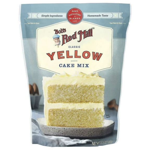 Bob's Red Mill, Classic Yellow Cake Mix, 15.5 oz Pack of 3