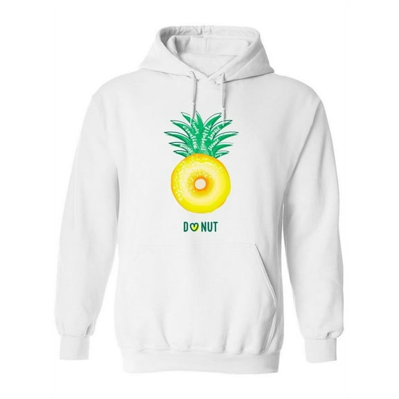 Pineapple Donut Hoodie Women -Image by Shutterstock, Female 4X-Large