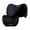 Black, variant on RFUGUG Headrest and Lumbar Support Set - Memory Foam Cushion for Office Chair and Car Seat - Provides Back and Neck Relief - Ideal for Posture Correction and Comfort during Work or Travel