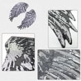 thumbnail image 3 of 1 Pair Embroidered Feather Patches Angel Wing Patch Sequin Appliques Decoration for Clothes, 3 of 6