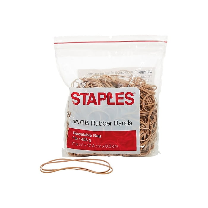 Staples Rubber Bands Size 117B 808017