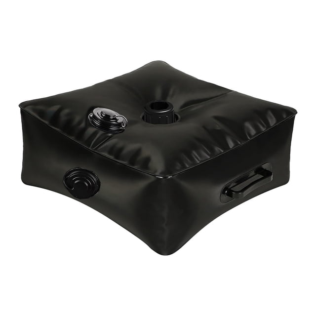 Support Stable Étanche pour Parasol de Plage Lourd 35 Litres, Remplissable d'Eau, Extérieur, Terrasse, Jardin, Camping, Randonnée, Base de Poids