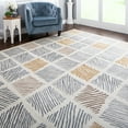 thumbnail image 2 of Superior Geometric Square Design Indoor Area Rug, 8' x 10', Grey, 2 of 6