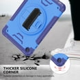 thumbnail image 6 of Dteck Rotating Hand Strap Shockproof Case for Samsung Galaxy Tab A9 Plus 11 Inch Tablet Case with Screen Protector Soft TPU Film, Blue, 6 of 7