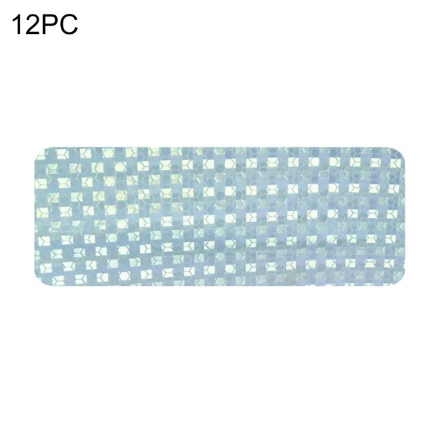 Opolski 12Pcs Car Vehicle Body Waterproof Reflective Warning Stickers Decoration Strip