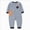 D216-Blue, variant on 0-6 Months Newborn Baby Bodysuit Footies Romper Baby Boys Sleep And Play Zip Loose Fit Footie Romper Blue Rompers Baby Fall Winter Gift