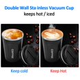 thumbnail image 5 of 510ml Insulated Coffee Tumblers with Flip Lid Stainless Steel Double Wall Vacuum Thermos with Straw Lid Leak Proof, Keeps Cold and Hot for Coffee Tea Walmart Big Sales!, 5 of 7