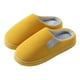 thumbnail image 1 of Sonducket Zapatilla de algodón para mujer, zapatos coloridos para amantes, parte inferior gruesa, accesorios de ropa, artículos para el hogar Calzado Amarillo 36-37, 1 of 6