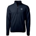 thumbnail image 2 of Men's Cutter & Buck Navy Penn State Nittany Lions Vault Cascade Eco Sherpa Fleece Quarter-Zip Pullover Jacket, 2 of 3