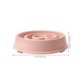 thumbnail image 2 of Supvox Dog Dishes for Small Dogs Round Slow Eating Bowl Plastic Pink 1Pack, 2 of 6
