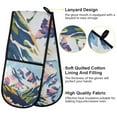 thumbnail image 2 of Yayeee Double Oven Mitt Kitchen Heat Resistant Baking 35" x7" Quilted Glove, Abstract Mountain, 2 of 6