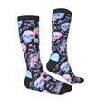 thumbnail image 4 of Lsque cool Skull flower Printed Crew Socks Men's Women's LightWeight Thin Casual Calf Socks ,Knee High Socks,Cotton Socks, 4 of 9