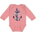 thumbnail image 3 of Inktastic Just Arrived Anchor Boys or Girls Long Sleeve Baby Bodysuit, 3 of 5
